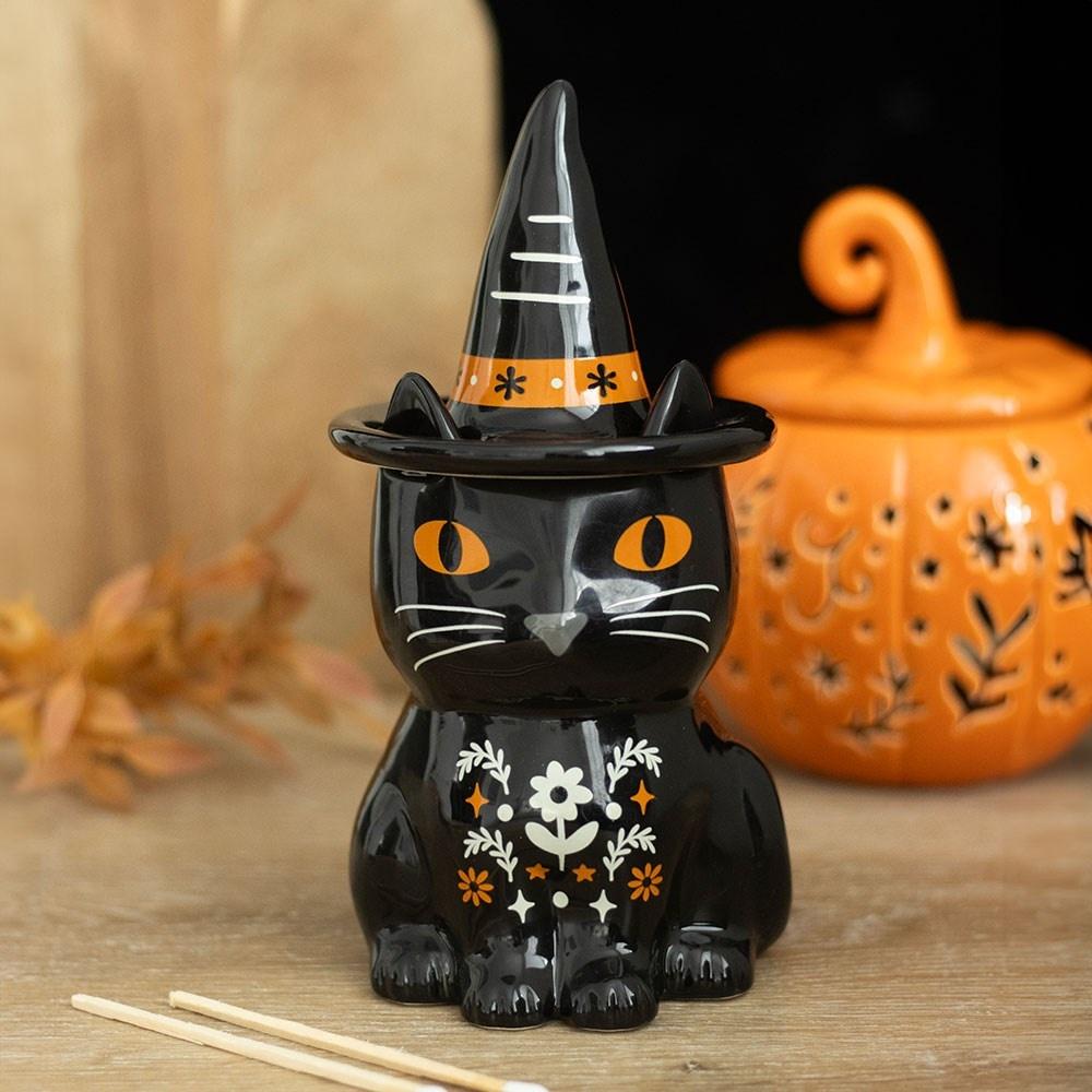 Something Different - Frightful Folk Black Cat Oliebrander - Multicolours